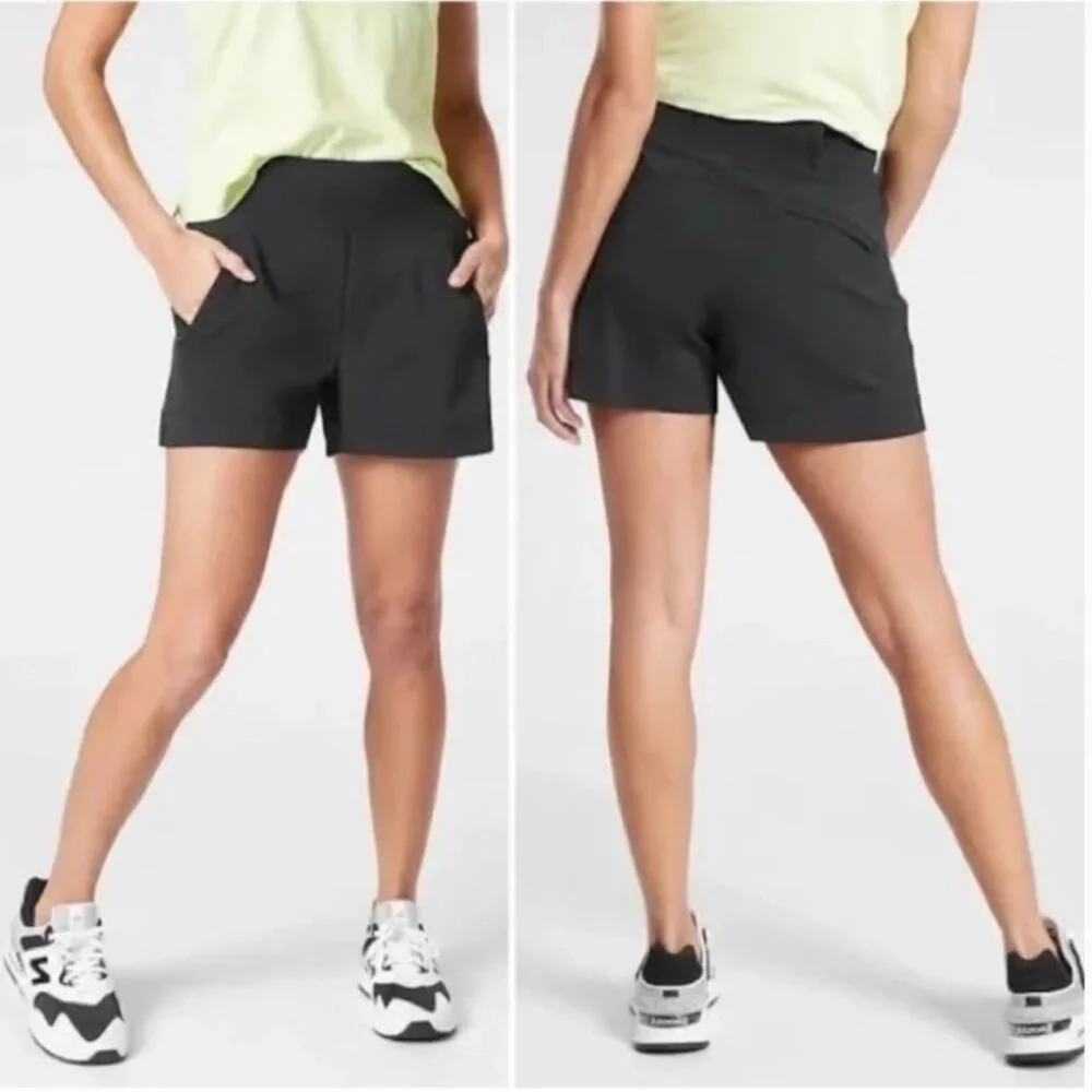 Athleta Trekkie North Short Women's Black UPF‎ 50+ Breathable plus size 26